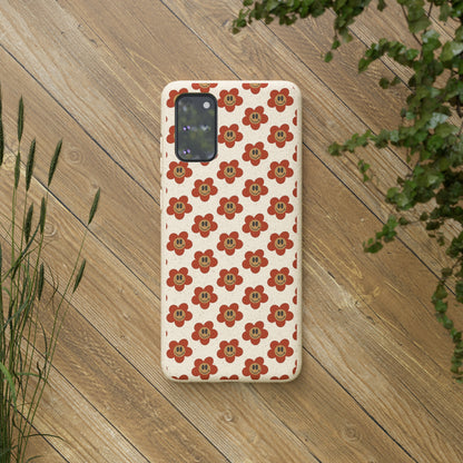 Flower Smiley Bio Phone Case