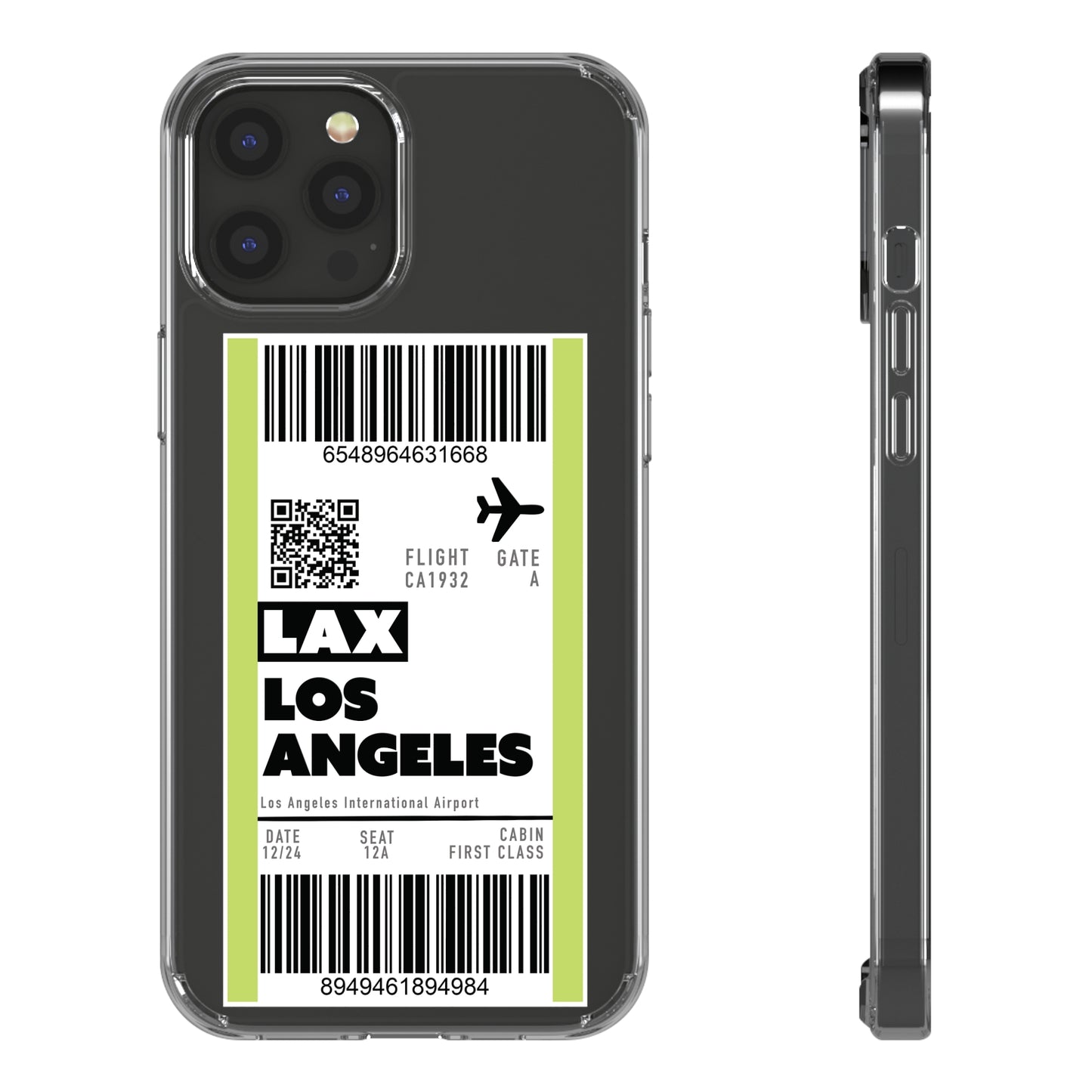 Clear Case LAX Boarding Pass