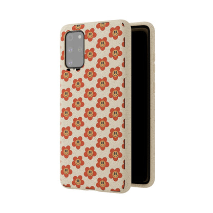 Flower Smiley Bio Phone Case