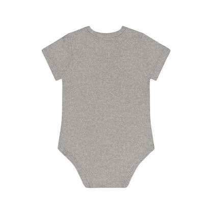 Born to surf organic baby bodysuit