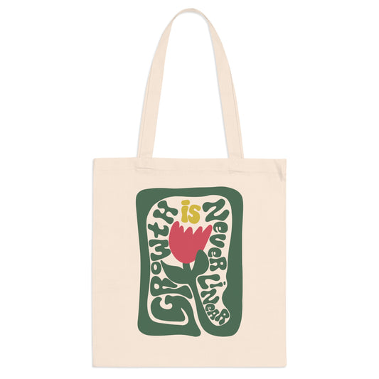 Growth is never linear Tote Bag