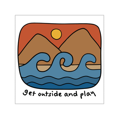 29 | Go outside Sticker