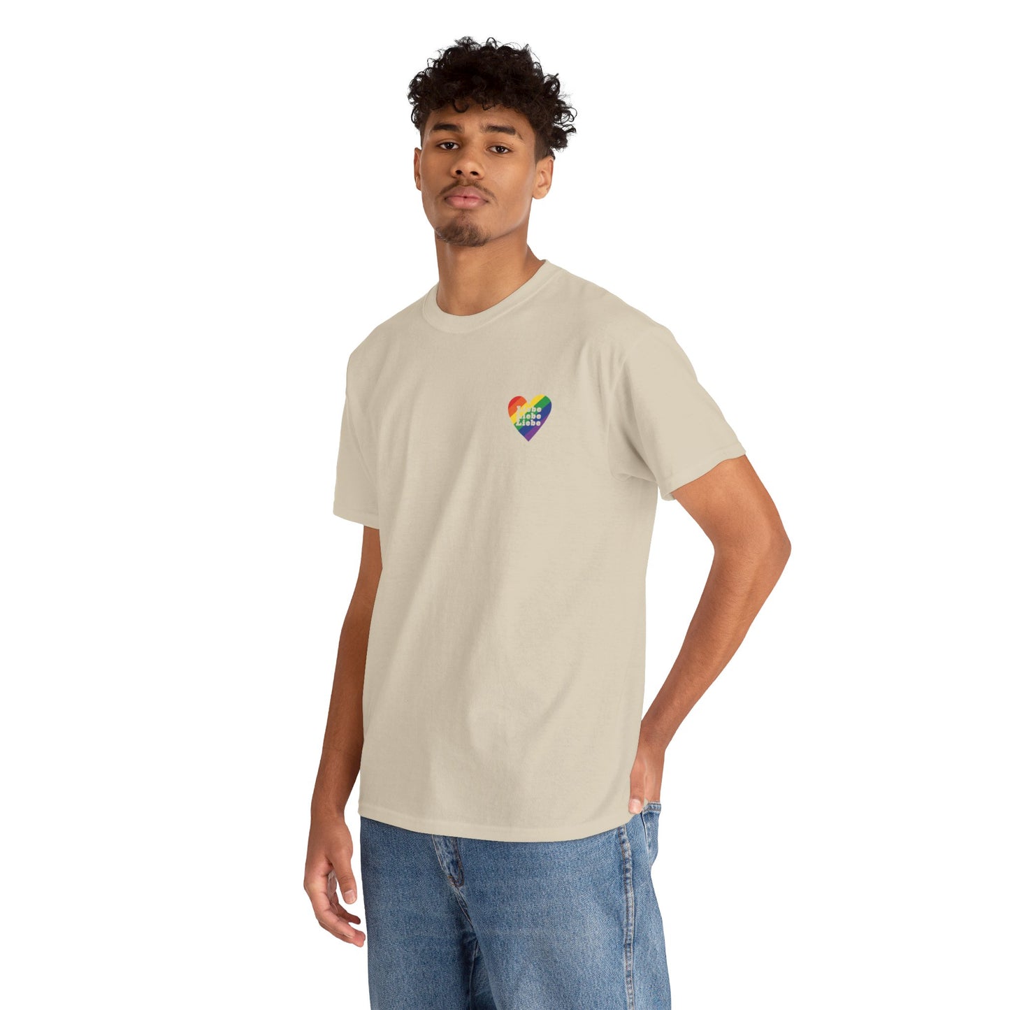 SPECIAL EDITION | PRIDE Rainbow Heart LIEBE Shirt