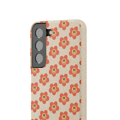 Flower Smiley Bio Phone Case