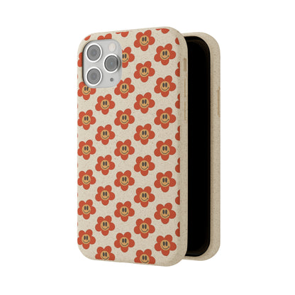 Flower Smiley Bio Phone Case