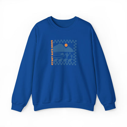 Beach Bum V Blue Unisex Crewneck Sweatshirt