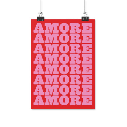 SPECIAL EDITION | Amore Pink Red Poster