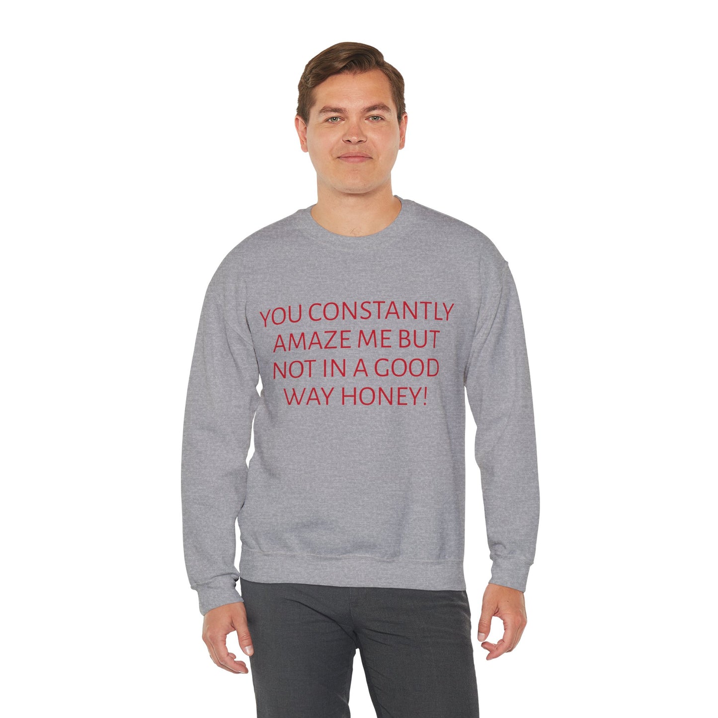 Amazed Unisex Crewneck Sweatshirt