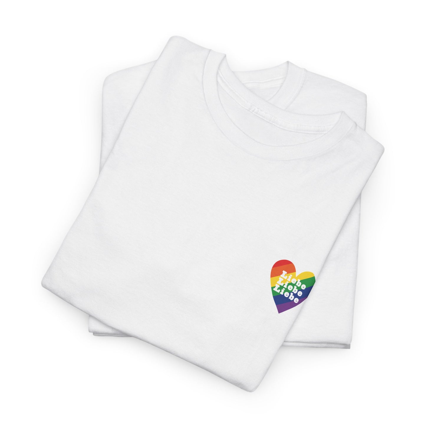 SPECIAL EDITION | PRIDE Rainbow Heart LIEBE Shirt