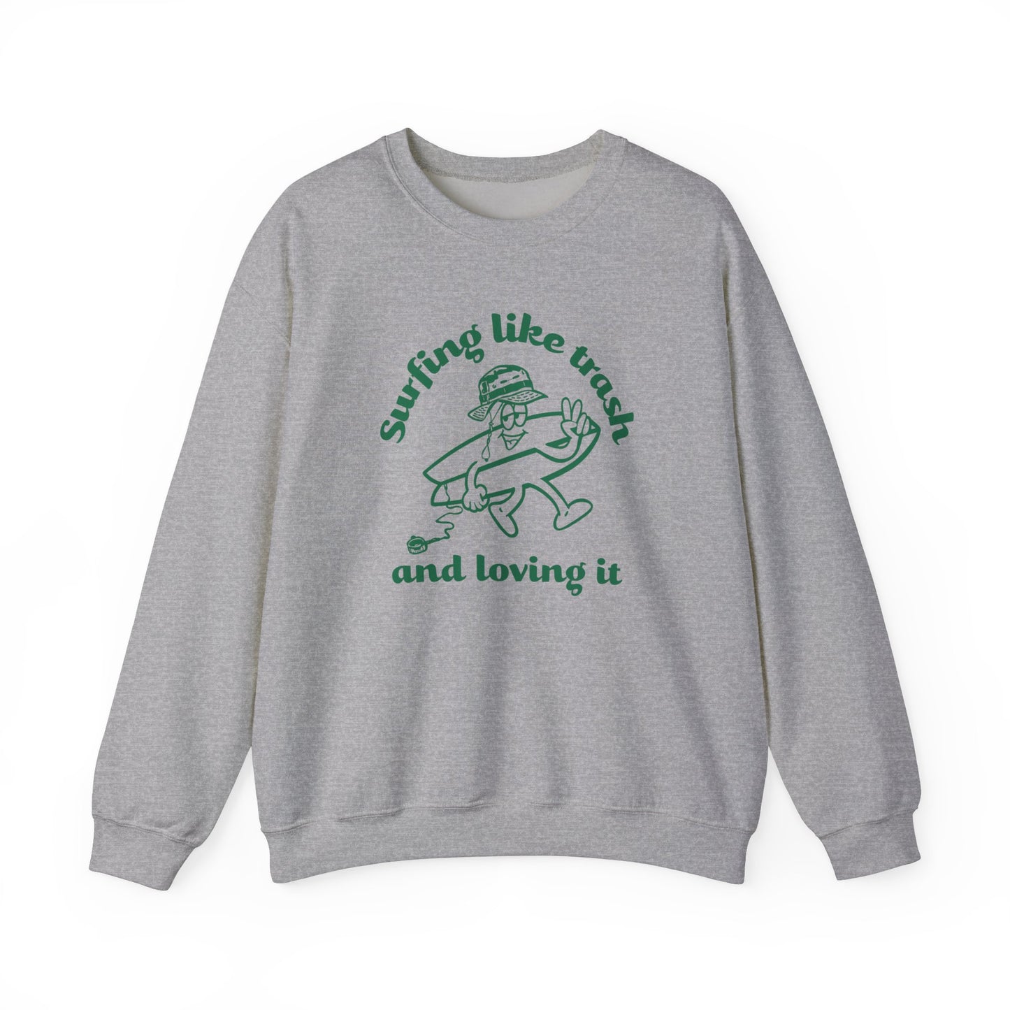 42 | Surfing like trash Unisex Crewneck Sweatshirt