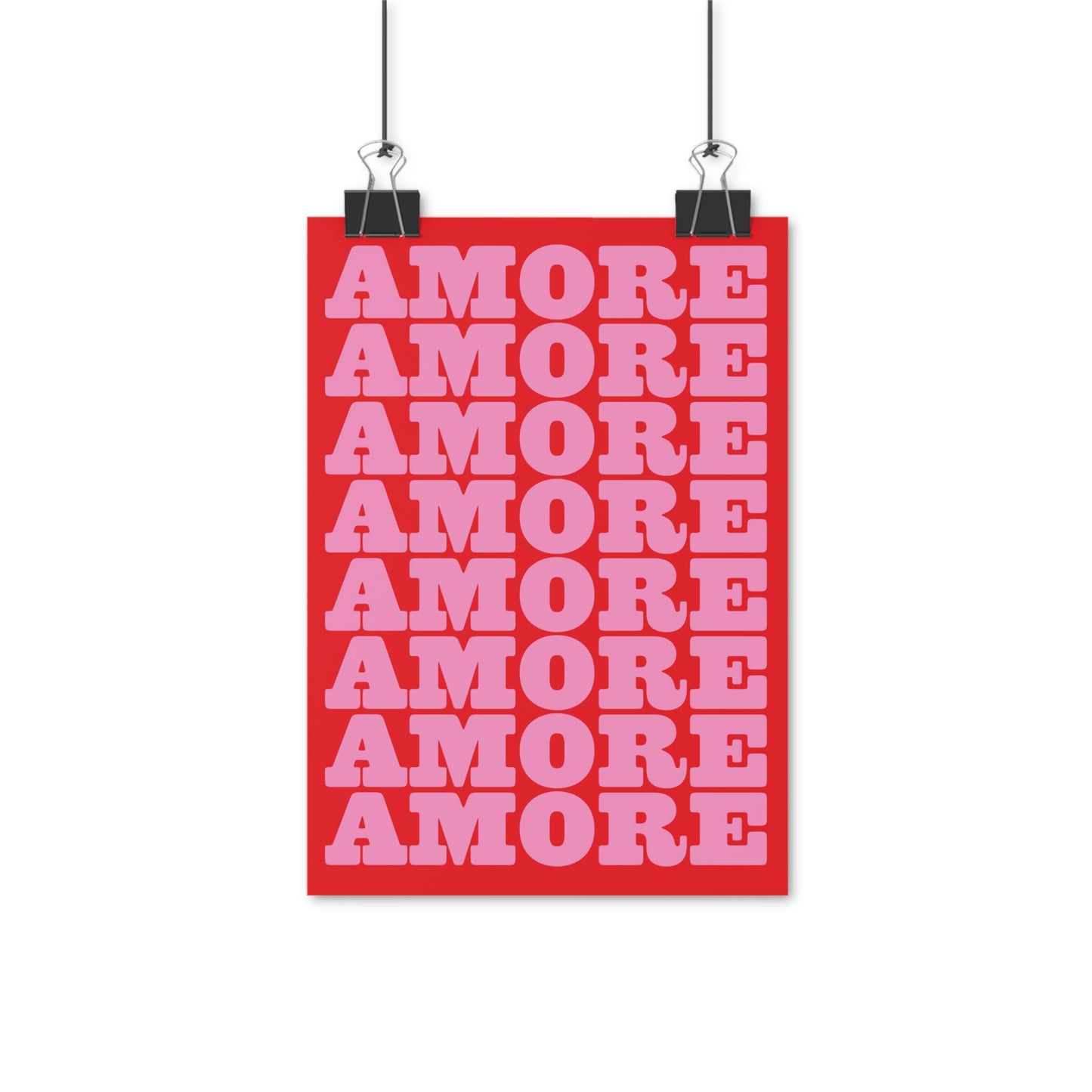 SPECIAL EDITION | Amore Pink Red Poster