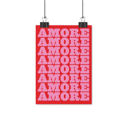 SPECIAL EDITION | Amore Pink Red Poster