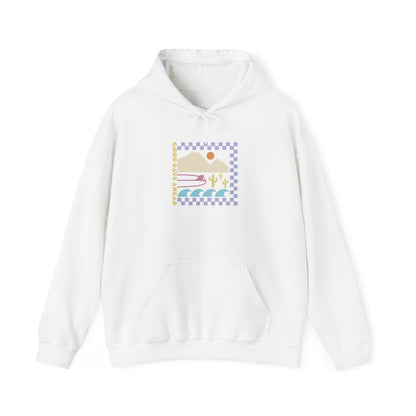 Beach Bum V Colorful Unisex Hooded Sweatshirt